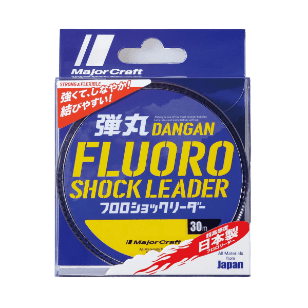 Major Craft DFL-18/60lb Dangan Fluoro Shock Leader 60lb, 30m