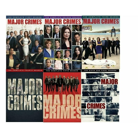 Major Crimes: The Complete Series Season 1-6 (DVD, 2017, 24-Disc Box Set)
