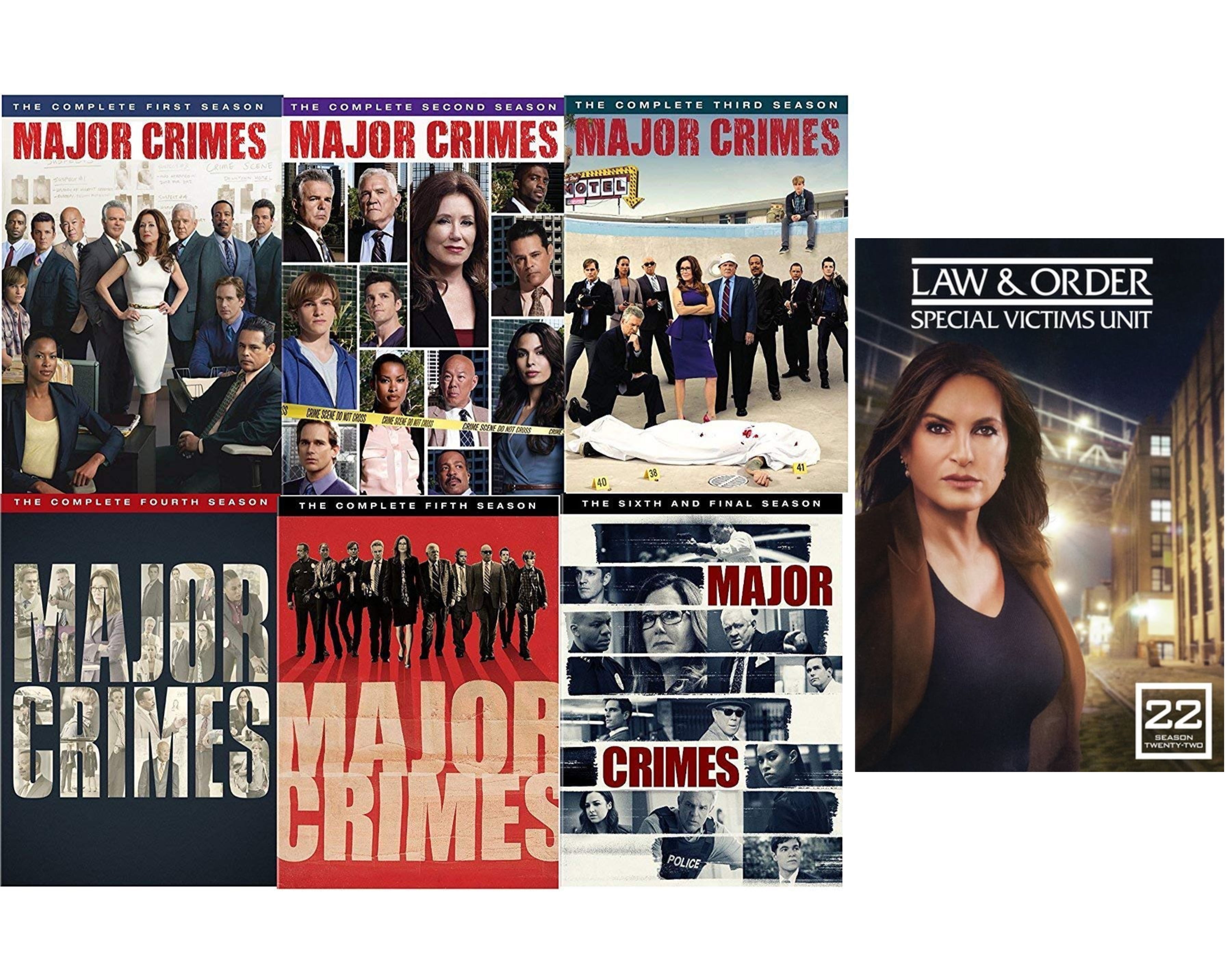 Major Crimes The Complete Series Season 16 DVD+Free Bonus included