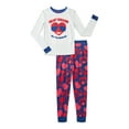 thumbnail image 1 of Major Cuddles Boys Long Sleeve Top and Pants Snug Fit Pajama Sleep Set, 2-Piece, Sizes 4-12, 1 of 3