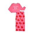 thumbnail image 1 of Major Cuddles Girls Valentine's Long Sleeve Top and Pants Pajama Sleep Set, 2-Piece, Sizes 4-12, 1 of 3
