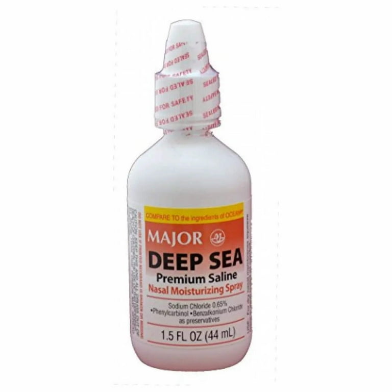 Major Deep Sea Premium Saline Nasal Moisturizing Spray 1.5 oz