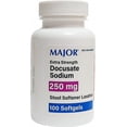 thumbnail image 1 of Major Docusate Sodium Softgels 250 mg (Bottle of 100), 1 of 2