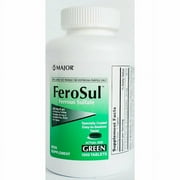 Major FeroSul Ferrous Sulfate Tablets, 1000 Count