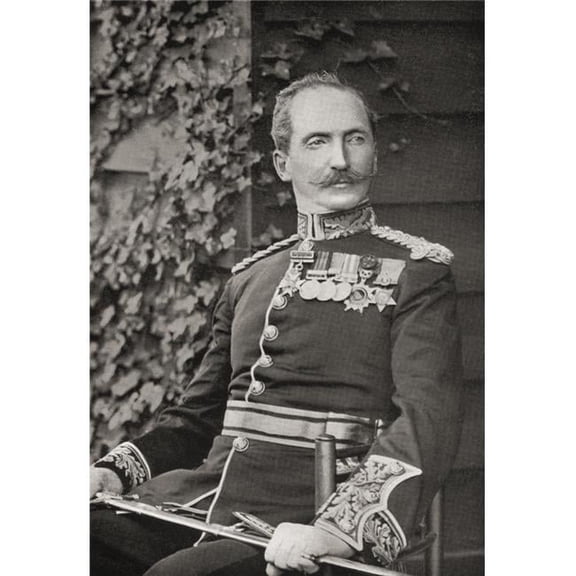 Major General Arthur Fitzroy Hart-Synnot - 1844 to 1910 British Army Officer From The Book South Africa & The Transvaal War by Louis Creswicke Published 1900 Poster Print - 24 x 34 - Large