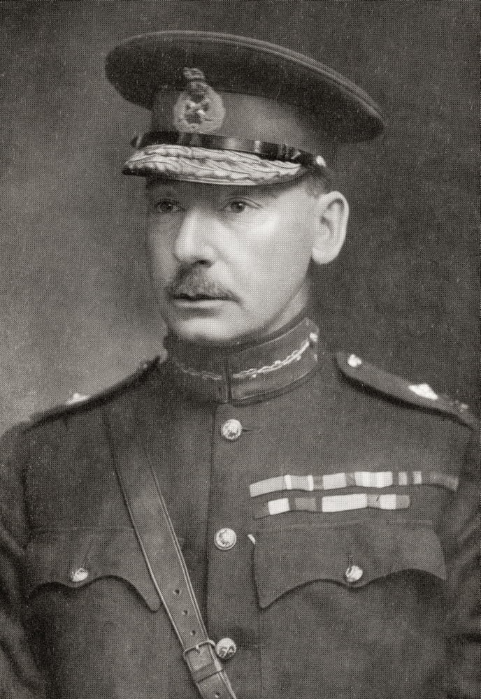 Major General Sir Charles Vere Ferrers Townshend 1861 Canvas Art - Ken Welsh Design Pics (11 x 16)