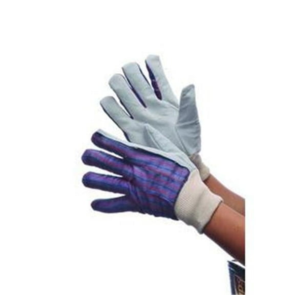 Major Gloves & Safety 30-2890 Leather Palm Work Gloves Pack - 10 Dozen