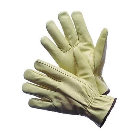 Major Gloves & Safety 32-1380P-S Insulated Pigskin Drivers Glove with Red Jersey Lining - Small