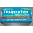 thumbnail image 1 of Major Ibuprofen Pain Reliever / Fever Reducer 200mg Coated Tablets -250- NSAID, 1 of 2