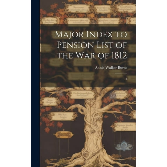 Major Index to Pension List of the War of 1812: 3 (Hardcover)