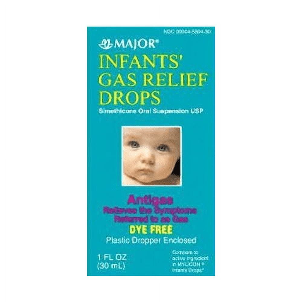 Major Infant's DyeFree Gas Relief Drops, 1 Fl. Oz.