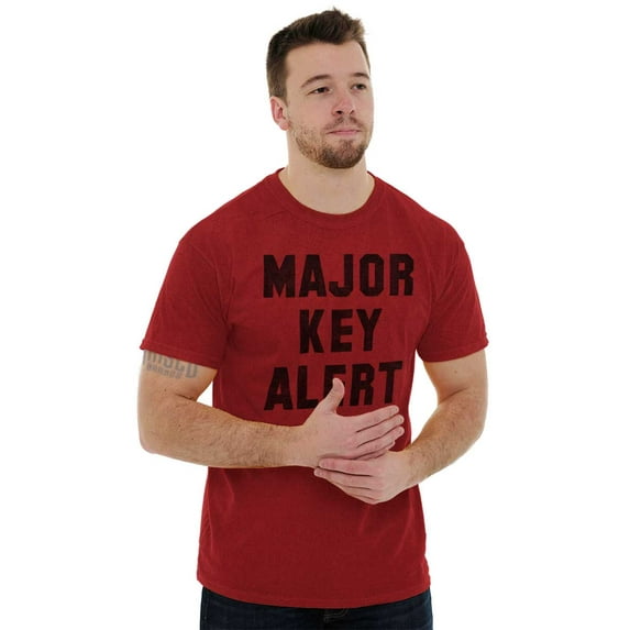 Major Key Alert Rap Entrepreneur Men's Graphic T Shirt Tees Brisco Brands L