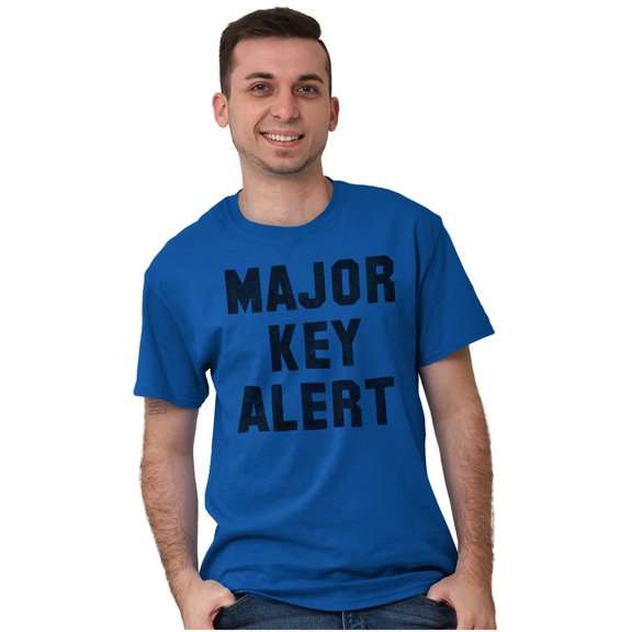 Major Key Alert Rap Entrepreneur Plus Size Crewneck Graphic Tee Shirt Brisco Brands 2X