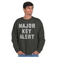 thumbnail image 1 of Major Key Alert Rap Entrepreneur Sweatshirt for Men or Women Brisco Brands M, 1 of 6