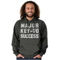 thumbnail image 1 of Major Key Success Motivational Hoodie Sweatshirt Women Men Brisco Brands 5X, 1 of 6