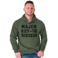 thumbnail image 1 of Major Key Success Motivational Hoodie Sweatshirt Women Men Brisco Brands X, 1 of 6