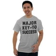 thumbnail image 1 of Major Key Success Motivational Men's Graphic T Shirt Tees Brisco Brands S, 1 of 4