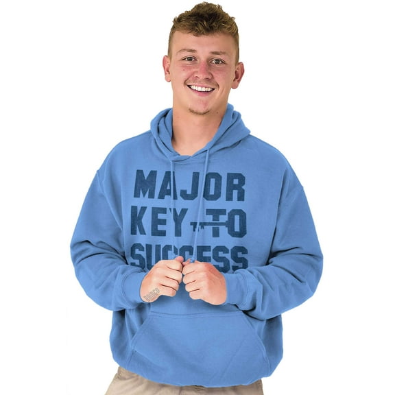 Major Key Success Motivational Unisex Plus Fleece Graphic Hoodie Brisco Brands 2X