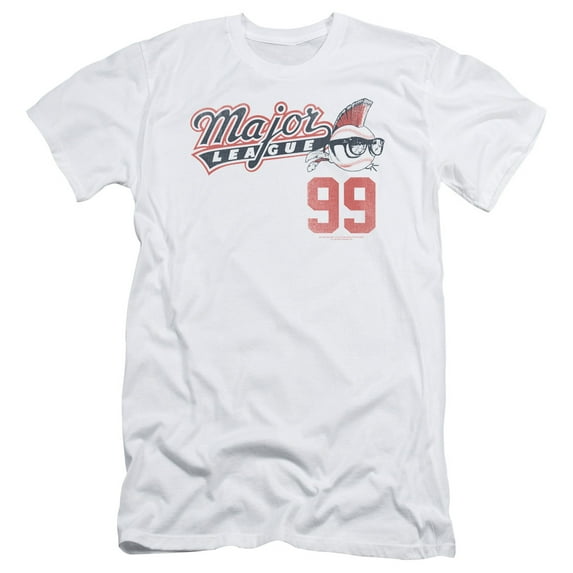 Major League 99 Adult 30/1 T-Shirt White