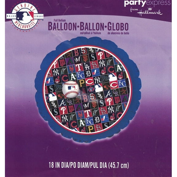 Various Logos Foil Mylar Balloon, 1 Count