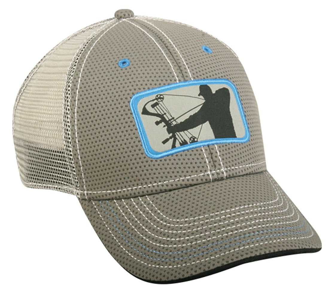 Major League Bowhunter Technical Grey/White Fabric Mesh Back Bowhunting Hat  - Walmart.com, image size:1113x1000
