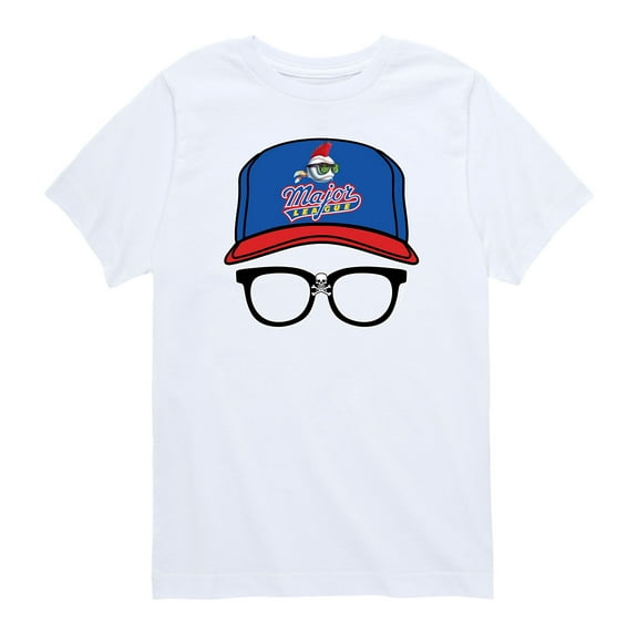 Major League - Cap And Glasses - Toddler And Youth Short Sleeve Graphic T-Shirt