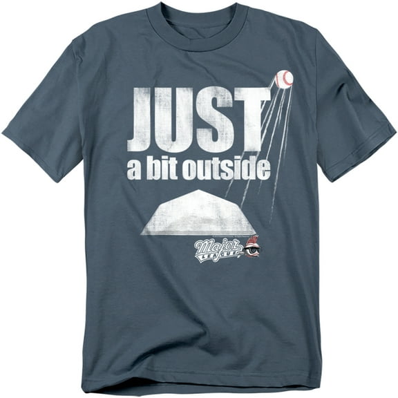 Major League Just A Bit Outside Mens Short Sleeve Shirt