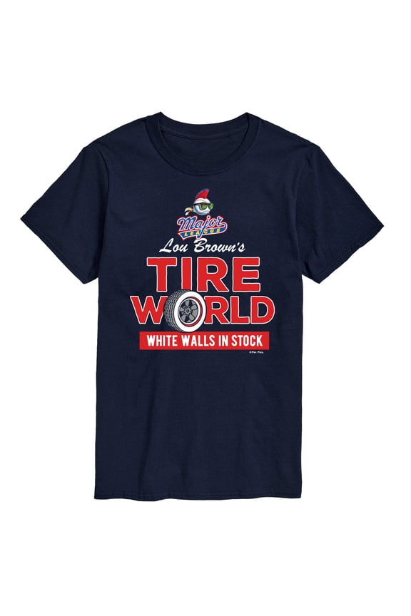 - Lou Brown's Tire World - Men's Short Sleeve Graphic T-Shirt