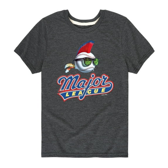 Major League - Mohawk Baseball - Toddler And Youth Short Sleeve Graphic T-Shirt