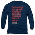 thumbnail image 1 of Major League Team Roster Long Sleeve Adult 18/1 T-Shirt Navy, 1 of 1