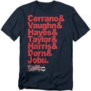 Major League Team Roster Mens Short Sleeve Shirt