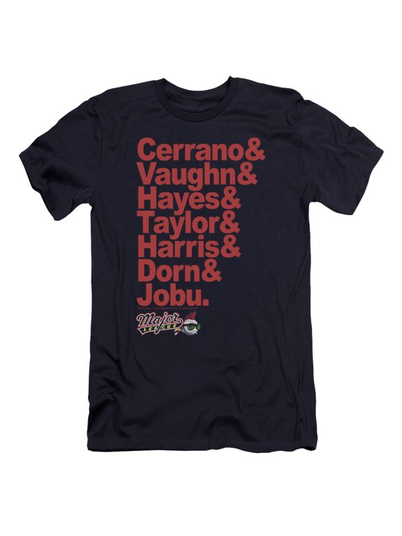 Major League - Team Roster - Premium Slim Fit Short Sleeve Shirt - Large