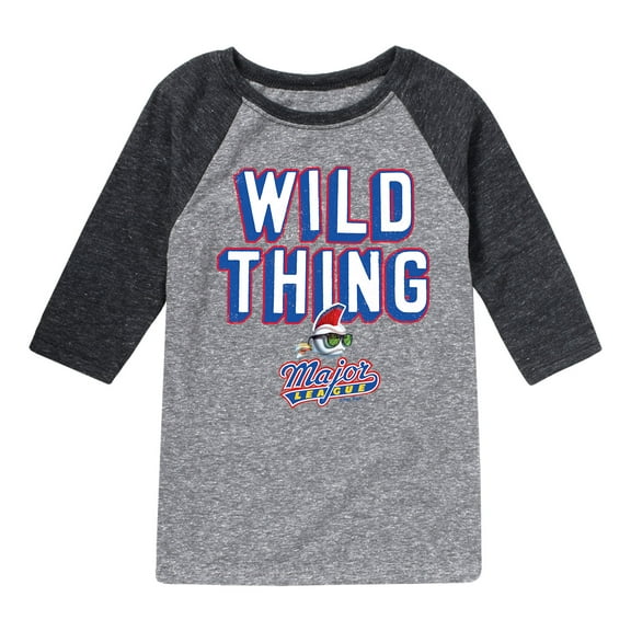 Major League - Wild Thing - Toddler And Youth Raglan Graphic T-Shirt
