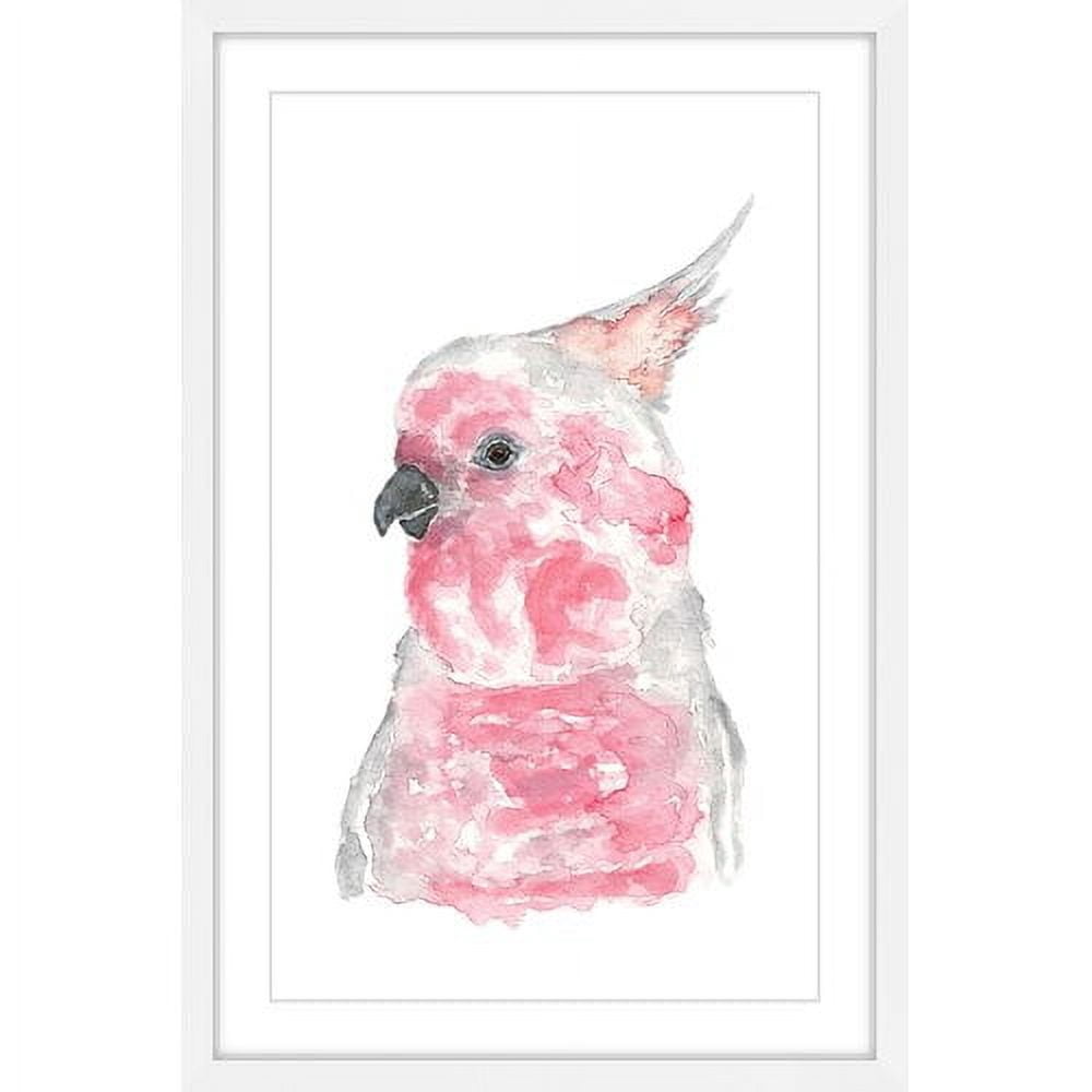 "Major Mitchell's Cockatoo" Framed Painting Print