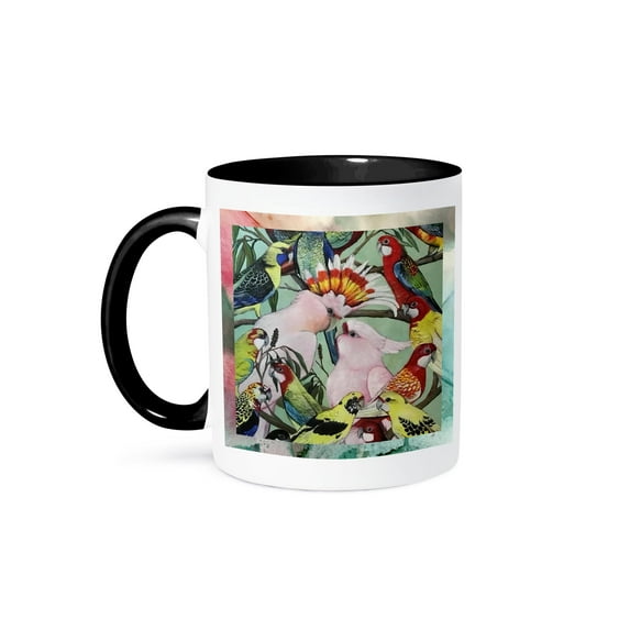 3drose, Major Mitchells, 11oz Two-tone Black Mug