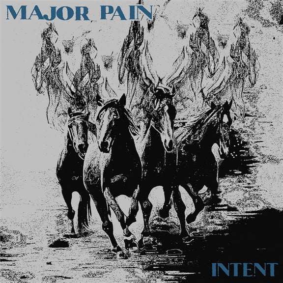 Major Pain Intent (White/Blue Splatter) (Vinyl Record)