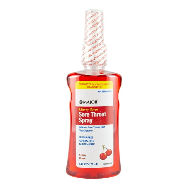 Major® Phenol Sore Throat Relief, 6ounce spray bottle