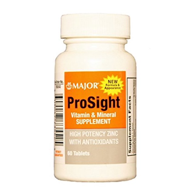 Major ProSight Vitamin & Mineral Potency Zinc Antioxidant, 60ct, 3Pack