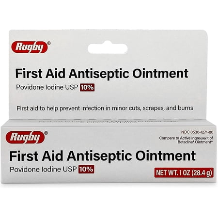 Major Rugby First Aid Antiseptics Ointment 10% 1 oz. Each