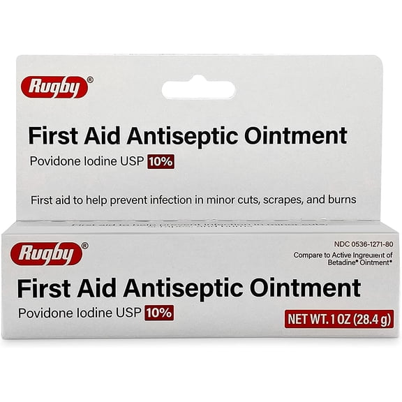 Major Rugby First Aid Antiseptics Ointment 10% 1 oz. Each
