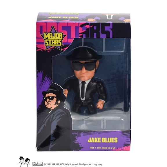 Major Stars Blues Brothers Jake Blue 4-Inch Collectible Figure
