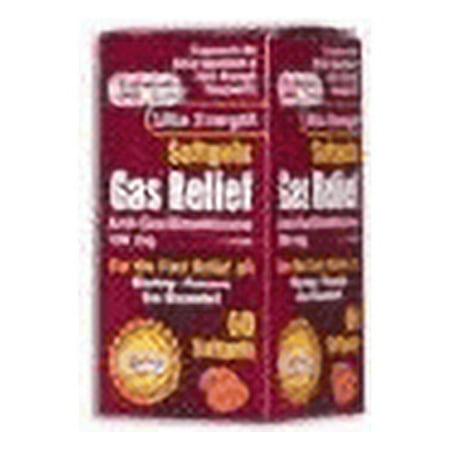 Major Ultra Strength Gas Relief Tablets, 180 mg, 60 Count