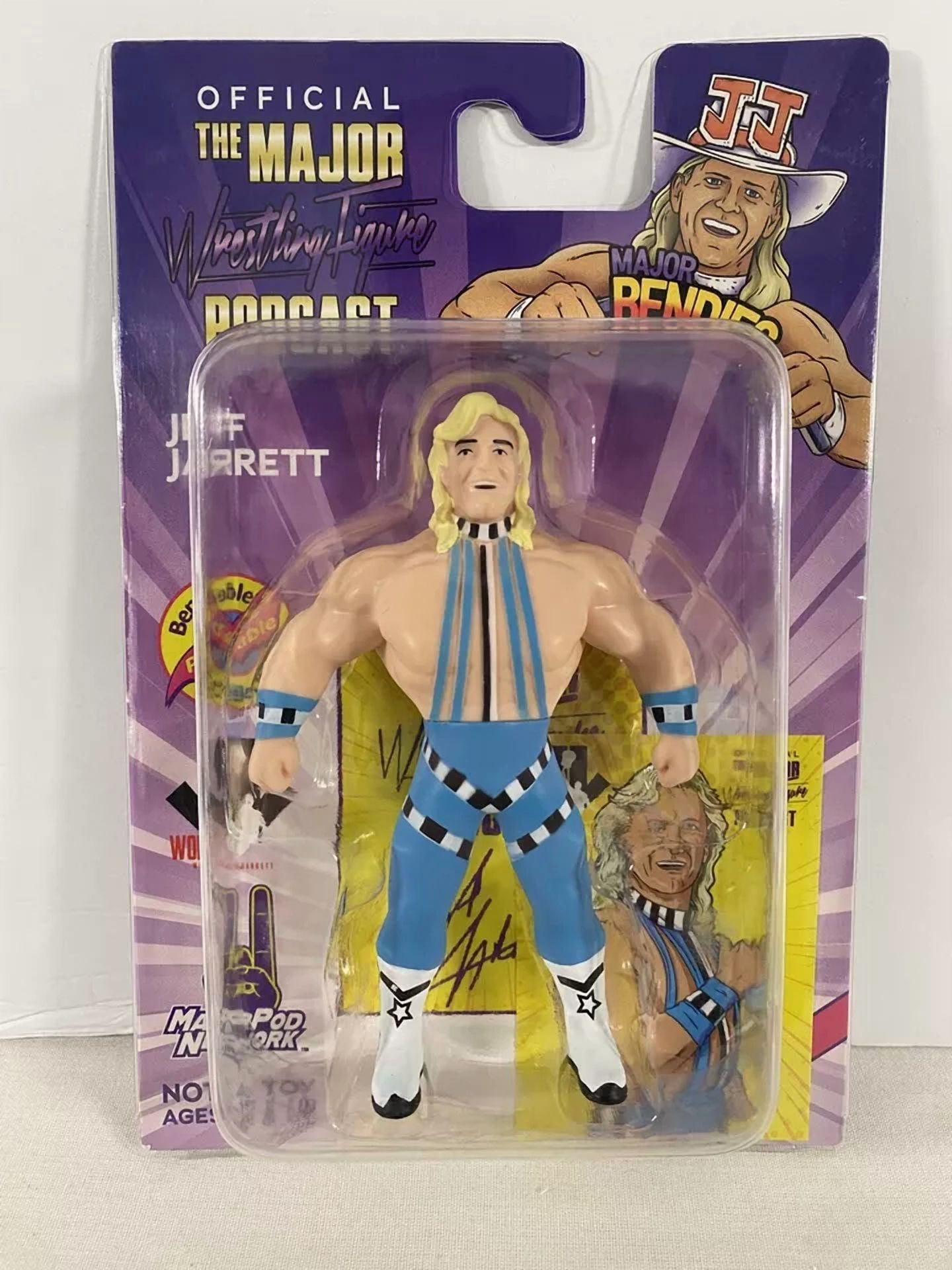 Major Wrestling Figure Podcast MWFP Bendies Jeff Jarrett Figure w