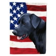 thumbnail image 1 of Majorca Shepherd Dog American Flag Garden Flag, 1 of 3