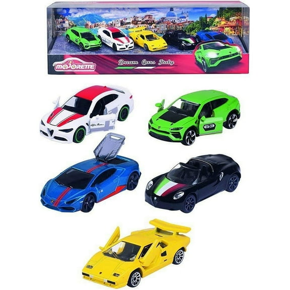 Majorette Italian Dream Metal (Die-cast) Cars - Gift Set of 5 212053178