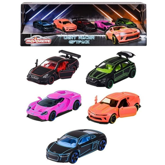 Majorette Light Racer 1:64 Metal Vehicle 5-Pack