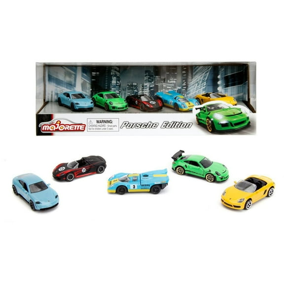 Majorette Porsche 1:64 Metal Vehicle Wave 3 5-Pack