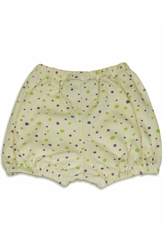 - Baby Girls Shorts 27370-3-6Months (ivory polka dots)