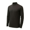 thumbnail image 1 of MakTee Mock Neck Long Sleeve T-Shirt Heavy-Weight Ultra-Soft 100% U.S. Cotton, 1 of 8