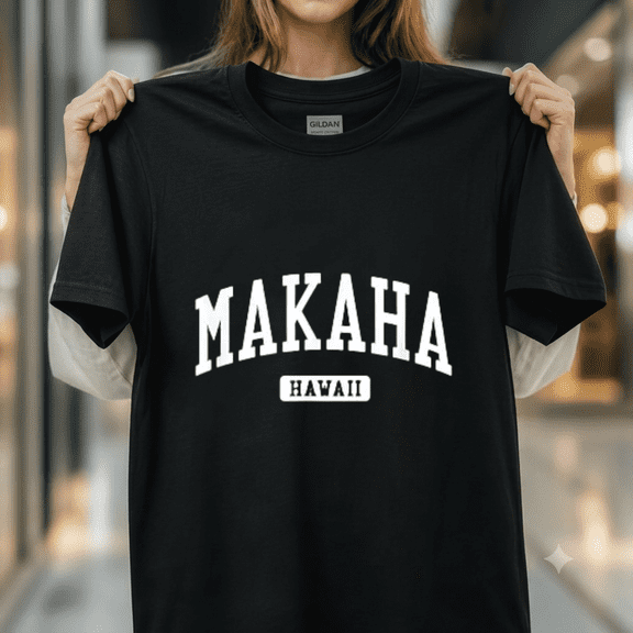 Makaha Hawaii HI Vintage Sports Design Retro Surf Heritage Unisex T-Shirt, up to size 5XL